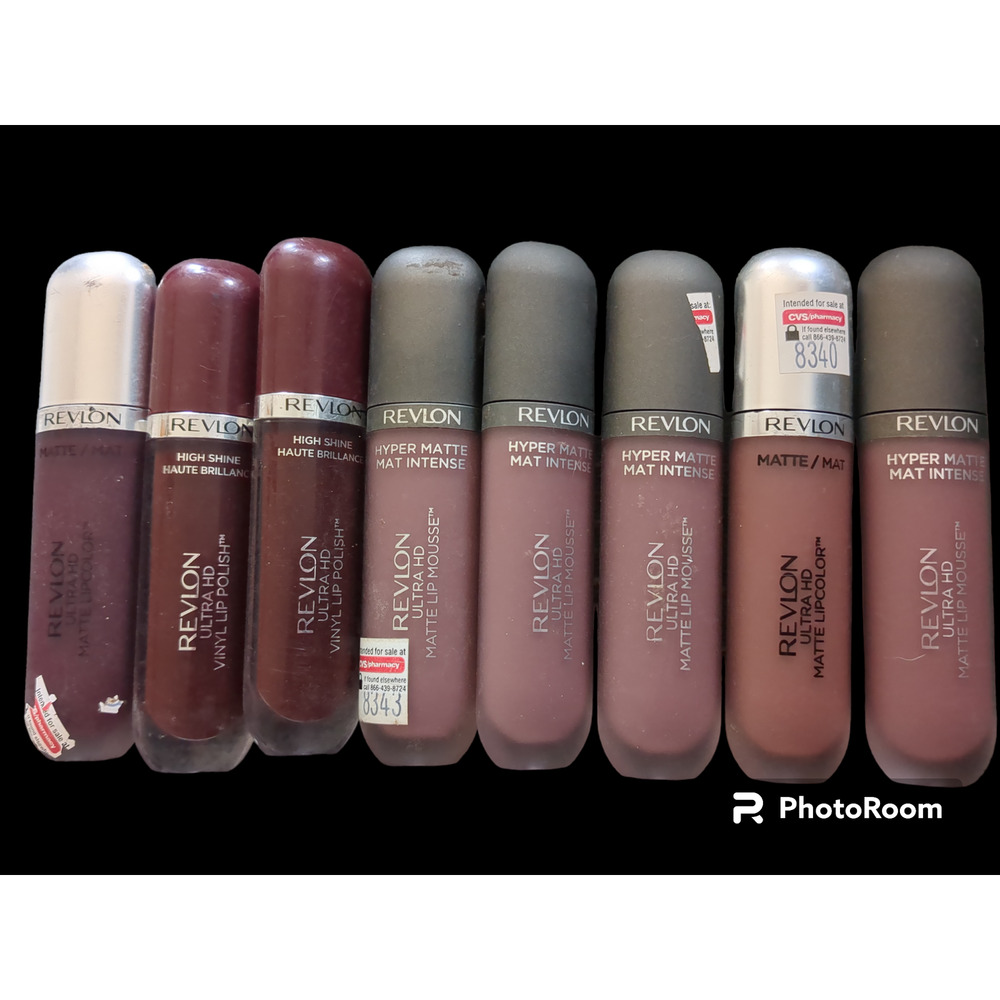 8 Revlon ultra hd vinyl lip polish matte lip mousse #115